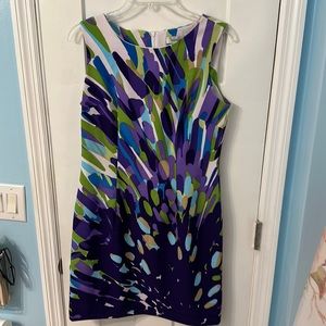 Explosion of Color. Sheath dress size 10